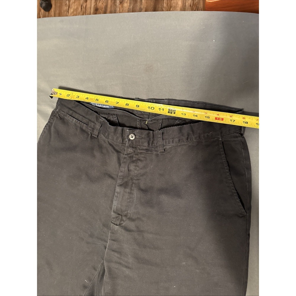 Polo Ralph Lauren Prospect Pant Black Chino Khaki Pants Trousers Mens Size 36x32 - Picture 3 of 16